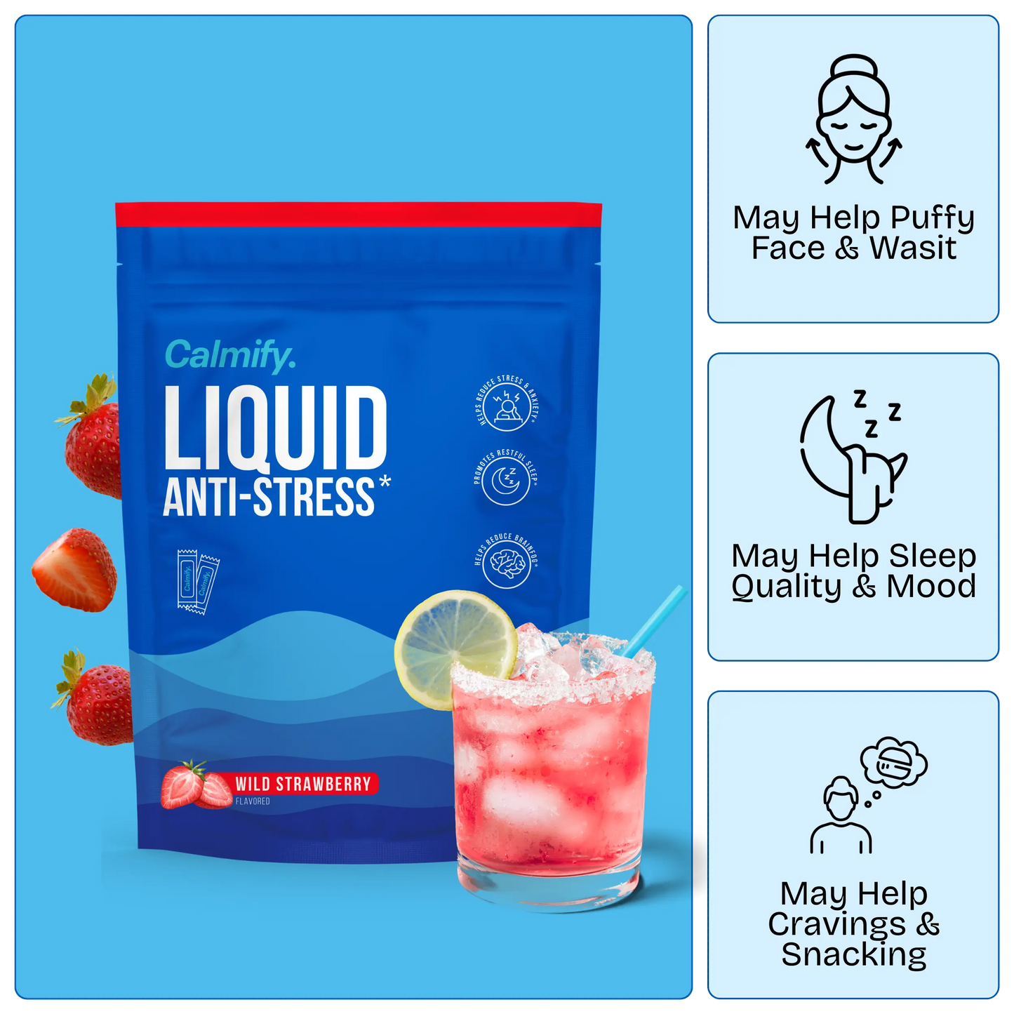 Fast-Acting Liquid Anti-Stress Supplement for Calm Focus & Mood Support