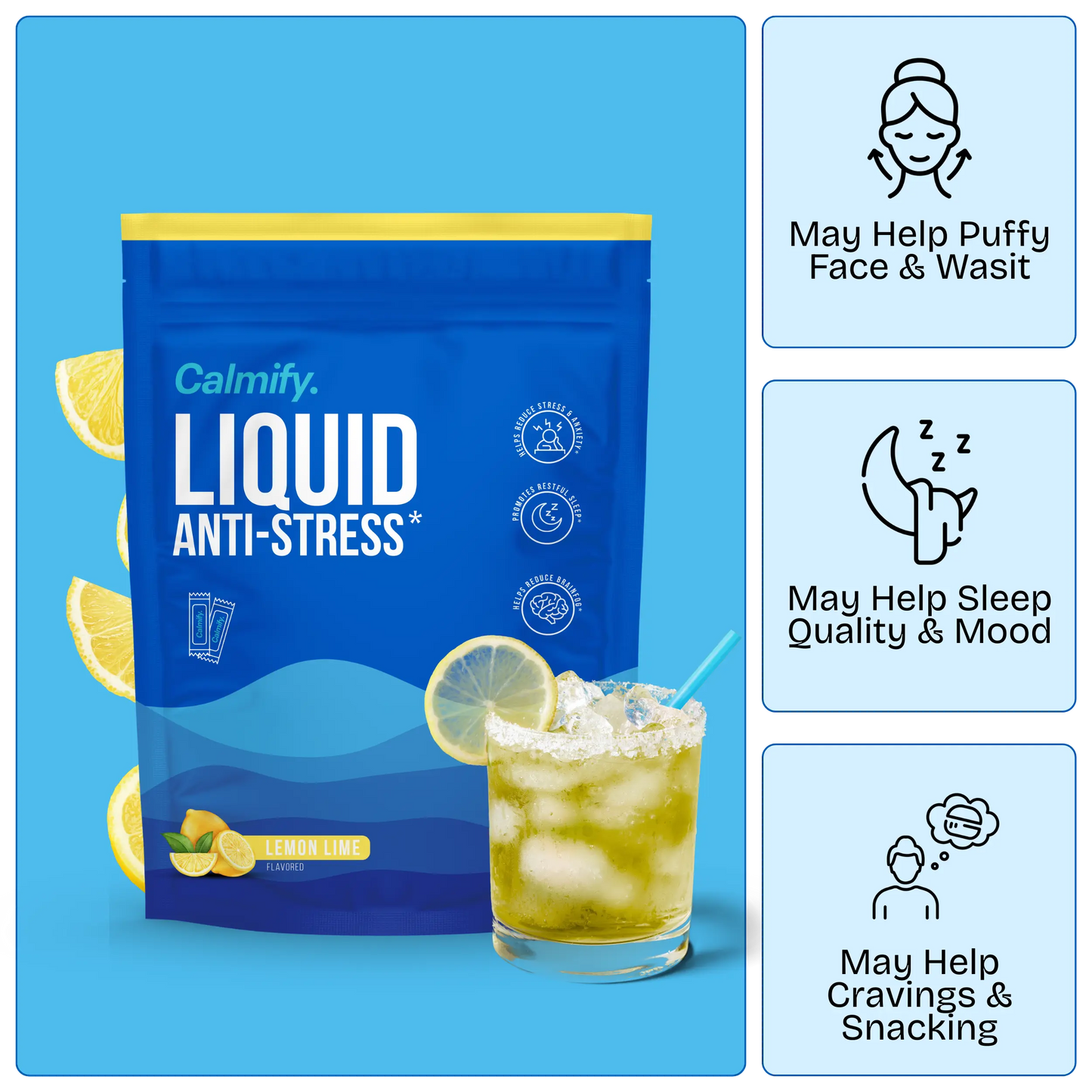 Fast-Acting Liquid Anti-Stress Supplement for Calm Focus & Mood Support