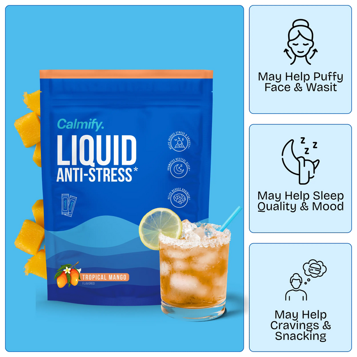 Fast-Acting Liquid Anti-Stress Supplement for Calm Focus & Mood Support
